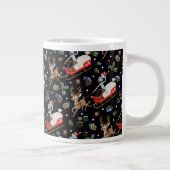 Rick en Morty | Slaappatroon met kerstrendieren Grote Koffiekop (Rechts)