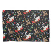 Rick en Morty | Slaappatroon met kerstrendieren Kussensloop (Voorkant)