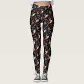 Rick en Morty | Slaappatroon met kerstrendieren Leggings (Voorkant)