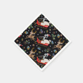 Rick en Morty | Slaappatroon met kerstrendieren Servet (Hoek)