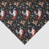 Rick en Morty | Slaappatroon met kerstrendieren Tissuepapier (Detail)