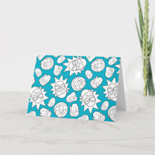 RICK EN MORTY™  Smith Family Head Patroon Kaart