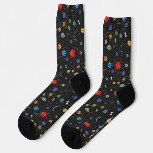 RICK EN MORTY™ | Socks voor ruimtepatroonpatronen Sokken