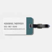 RICK EN MORTY™ | Solenya - het Man van de sikkel Bagagelabel (Achterkant horizontaal)