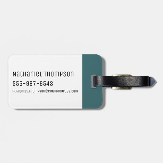 RICK EN MORTY™ | Solenya - het Man van de sikkel Bagagelabel (Achterkant horizontaal)