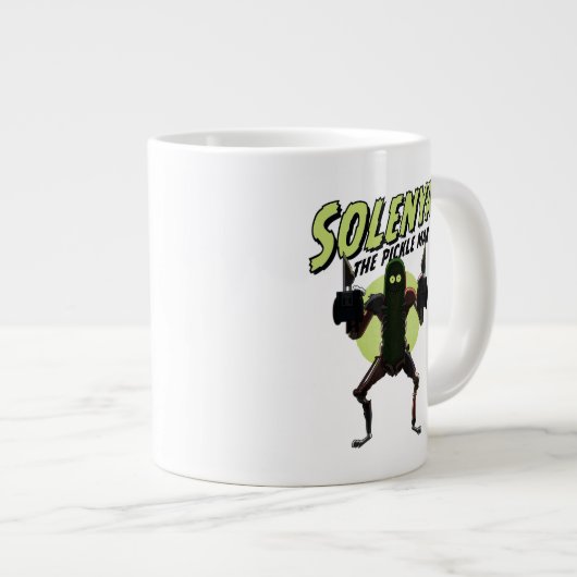 RICK EN MORTY™ | Solenya - het Man van de sikkel Grote Koffiekop (Voorkant rechts)