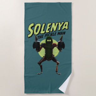 RICK EN MORTY™ Solenya - het Man van de sikkel Strandlaken
