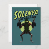 RICK EN MORTY™ | Solenya - het Man van de sikkel Uitnodiging Briefkaart (Voorkant / Achterkant)