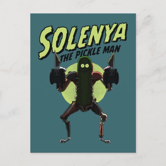 RICK EN MORTY™ | Solenya - het Man van de sikkel Uitnodiging Briefkaart (Voorkant)