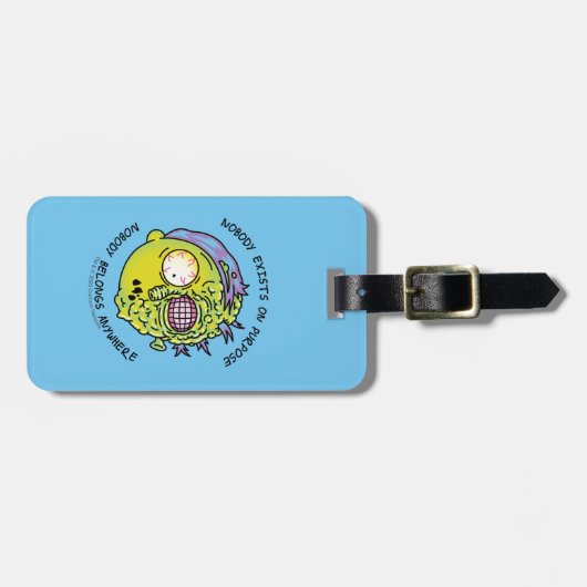 RICK EN MORTY™ | Steekproefbiljet voor 'Morty Fly' Bagagelabel (Voorkant horizontaal)