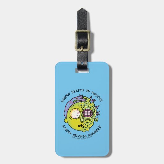 RICK EN MORTY™ | Steekproefbiljet voor 'Morty Fly' Bagagelabel (Voorkant verticaal)
