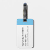 RICK EN MORTY™ | Steekproefbiljet voor 'Morty Fly' Bagagelabel (Achterkant verticaal)