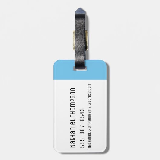 RICK EN MORTY™ | Steekproefbiljet voor 'Morty Fly' Bagagelabel (Achterkant verticaal)