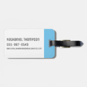 RICK EN MORTY™ | Steekproefbiljet voor 'Morty Fly' Bagagelabel (Achterkant horizontaal)