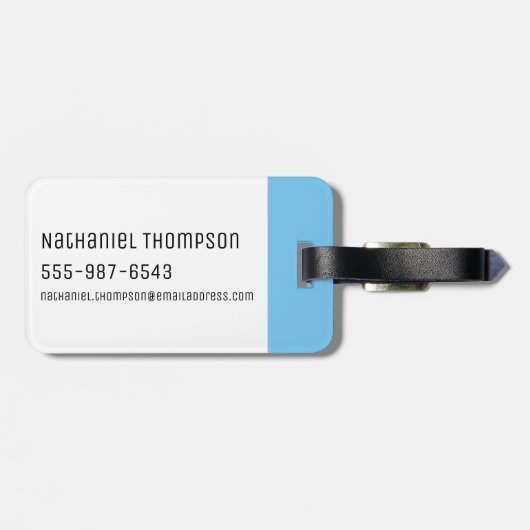 RICK EN MORTY™ | Steekproefbiljet voor 'Morty Fly' Bagagelabel (Achterkant horizontaal)