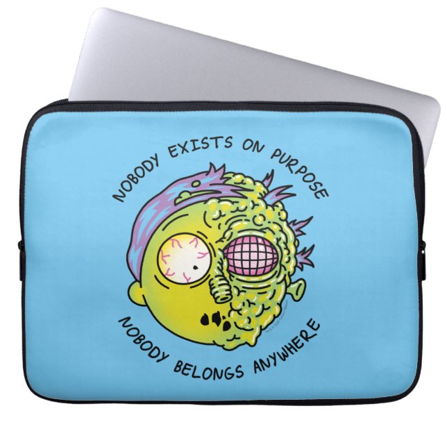 RICK EN MORTY™ | Steekproefbiljet voor 'Morty Fly' Laptop Sleeve (Voorkant)