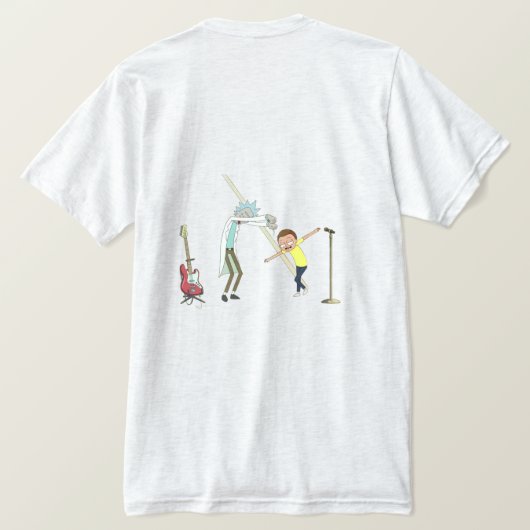 Rick en Morty T-shirt (Design achterkant)