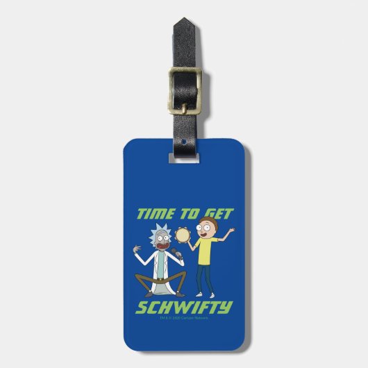 RICK EN MORTY™ | Tijd om Schwity te halen Bagagelabel (Voorkant verticaal)