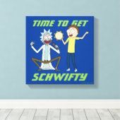 RICK EN MORTY™ | Tijd om Schwity te halen Canvas Afdruk (Insitu (Houten vloer))