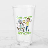 RICK EN MORTY™ | Tijd om Schwity te halen Glas (Voorkant)