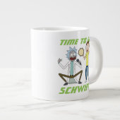RICK EN MORTY™ | Tijd om Schwity te halen Grote Koffiekop (Voorkant rechts)