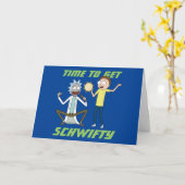 RICK EN MORTY™ | Tijd om Schwity te halen Kaart (Gele Bloem)