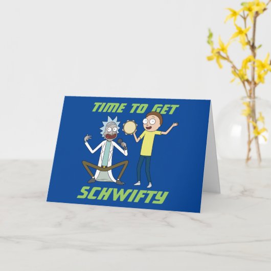 RICK EN MORTY™ | Tijd om Schwity te halen Kaart (Gele Bloem)