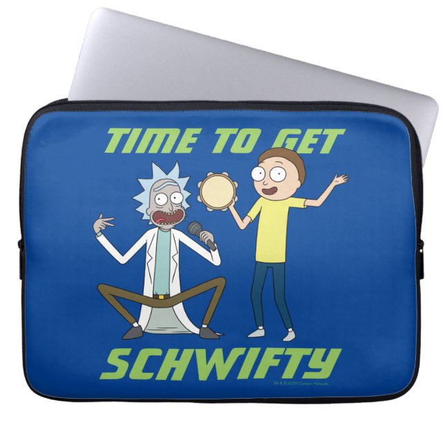 RICK EN MORTY™ | Tijd om Schwity te halen Laptop Sleeve (Voorkant)