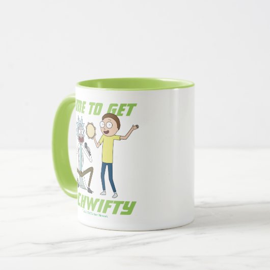 RICK EN MORTY™ | Tijd om Schwity te halen Mok (Voorkant links)