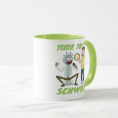 RICK EN MORTY™ | Tijd om Schwity te halen Mok (Voorkant rechts)