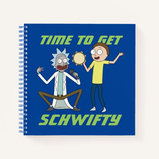 RICK EN MORTY™ | Tijd om Schwity te halen Notitieboek (Voorkant)
