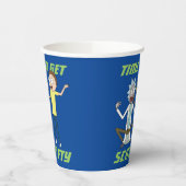 RICK EN MORTY™ | Tijd om Schwity te halen Papieren Bekers (Links)