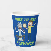 RICK EN MORTY™ | Tijd om Schwity te halen Papieren Bekers (Voorkant)