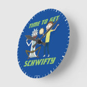 RICK EN MORTY™ | Tijd om Schwity te halen Ronde Klok (Hoek)