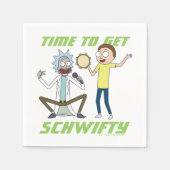 RICK EN MORTY™ | Tijd om Schwity te halen Servet (Voorkant)