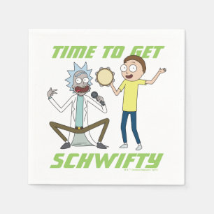 RICK EN MORTY™   Tijd om Schwity te halen Servet