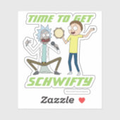 RICK EN MORTY™ | Tijd om Schwity te halen Sticker (Vel)