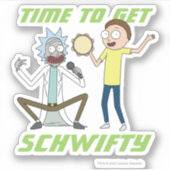 RICK EN MORTY™ | Tijd om Schwity te halen Sticker (Voorkant)