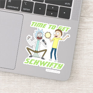 RICK EN MORTY™   Tijd om Schwity te halen Sticker