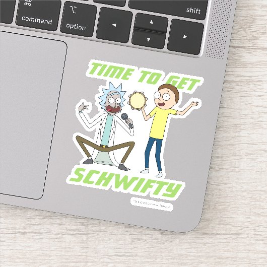 RICK EN MORTY™ | Tijd om Schwity te halen Sticker (Detail)