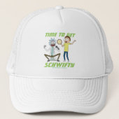 RICK EN MORTY™ | Tijd om Schwity te halen Trucker Pet (Voorkant)