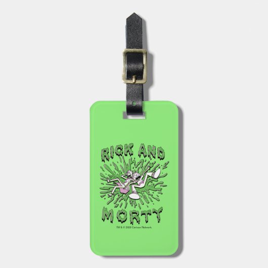 RICK EN MORTY™ | Tot zuur Vat Bagagelabel (Voorkant verticaal)