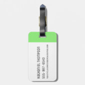 RICK EN MORTY™ | Tot zuur Vat Bagagelabel (Achterkant verticaal)