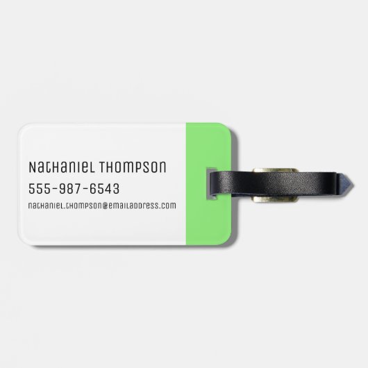 RICK EN MORTY™ | Tot zuur Vat Bagagelabel (Achterkant horizontaal)