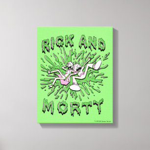 RICK EN MORTY™   Tot zuur Vat Canvas Afdruk