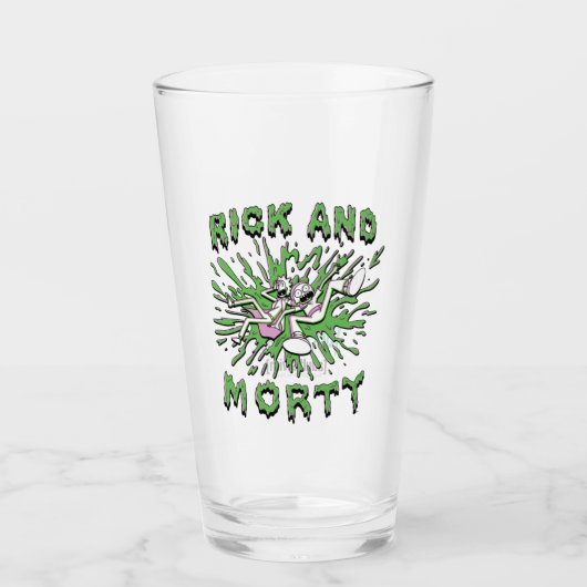RICK EN MORTY™ | Tot zuur Vat Glas (Voorkant)
