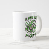 RICK EN MORTY™ | Tot zuur Vat Grote Koffiekop (Voorkant rechts)