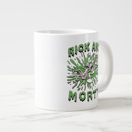 RICK EN MORTY™ | Tot zuur Vat Grote Koffiekop (Voorkant rechts)