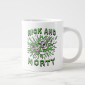 RICK EN MORTY™ | Tot zuur Vat Grote Koffiekop (Rechts)