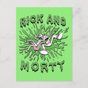 RICK EN MORTY™   Tot zuur Vat Uitnodiging Briefkaart